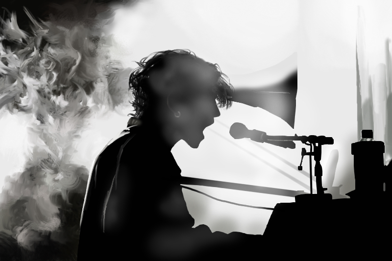 Photograph featuring Daiki in a concert