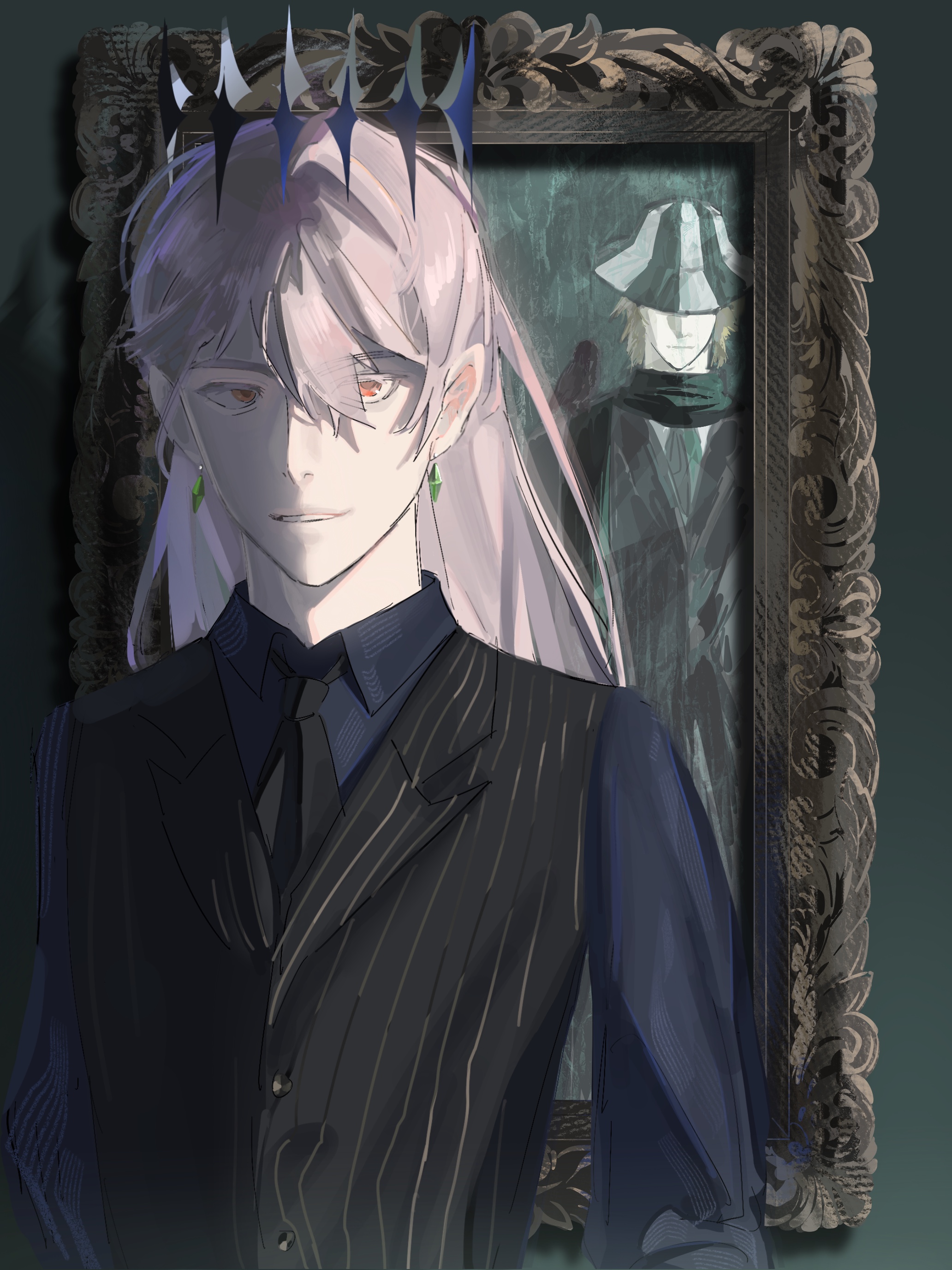 Fanart featuring Technoblade and Philza